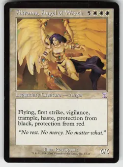 MTG Timeshifted #1 Akroma, Angel of Wrath Lightly played tcg - Image 1