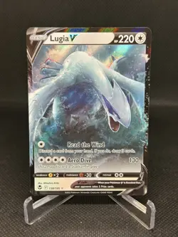 Pokemon TCG Lugia V 138/195 Silver Tempest Ultra Rare Holo - English - Image 1