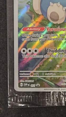 Pokemon TCG Snorlax SVP 051 Black Star Promo Holo Rare Sealed Pack NM - Image 4