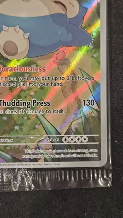 Pokemon TCG Snorlax SVP 051 Black Star Promo Holo Rare Sealed Pack NM - Image 5