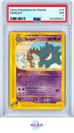 GENGAR POKEMON SKYRIDGE ENGLISH 2003 10 PSA 7 - Image 1