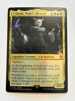 MTG Y'shtola, Night's Blessed Commander: Final Fantasy Foil NM - Image 1