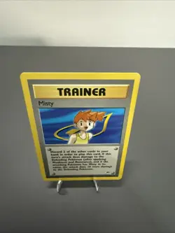 Misty Trainer 102/132 Gym Heroes WOTC Pokemon TCG Non Holo Rare 1999 LP/Exclnt - Image 3