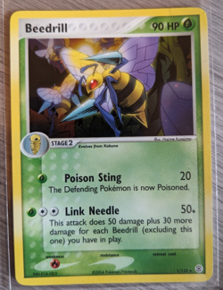 Pokemon Beedrill 1/112 FireRed & LeafGreen Holo MP - Image 1