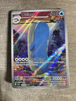 Pokemon TCG Wailord 162/159 Journey Together Illustration - Image 1