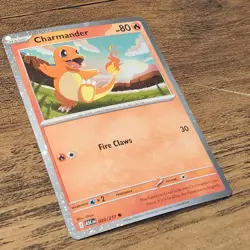 Charmander 020/217 NM Swirl Cosmos Holo Promo 2026 Pokemon Mega Ascended Heroes - Image 3