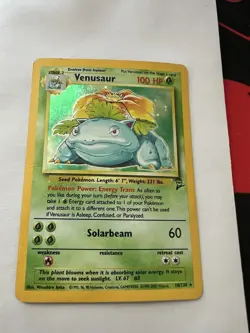 Pokemon TCG Venusaur Base Set 2 Holo Unlimited Rare - Image 1