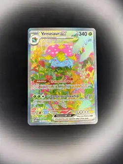 Venusaur ex 198/165 Special Illustration Rare 151 Pokemon Near Mint - Image 1