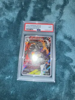 2025 POKEMON DRI EN-DESTINED RIVALS #191 TEAM ROCKET'S HOUNDOOM PSA 9 - Image 1