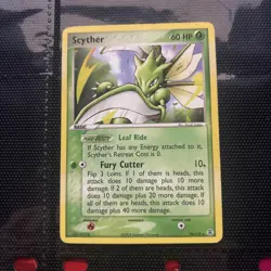 Pokemon Scyther 29/112 EX FireRed & LeafGreen Rare Regular Basic 60 HP - Image 1