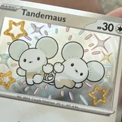 Pokemon Tandemaus SV: Paldean Fates Shiny Rare Holo 209/091 - 2024 - Image 5