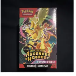 Pokemon TCG Mega Evolution: Ascended Heroes Booster Box Bundle 6 Packs - Image 1