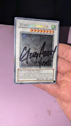 Stardust Dragon - TDGS-EN040 - Ghost Rare - 1st Edition -LP Autographed - Image 3