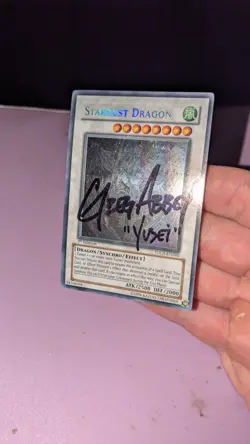 Stardust Dragon - TDGS-EN040 - Ghost Rare - 1st Edition -LP Autographed - Image 4