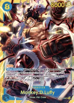 Monkey.D.Luffy - (Nami Deck) SEC Learn Together Deck Set OP11-118 One Piece TCG - Image 1