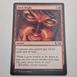 MTG: Burn Bright 134/274 - M21 Core Set 2021 Red Common - Image 1