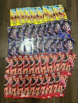 One Piece Lot of EB-03, OP15 & OP14 Sleeved Booster Pack - New Sealed - Image 1