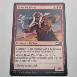 MTG: Bone Pit Brute 132/274 - M21 Core Set 2021 Red Common (2) - Image 1