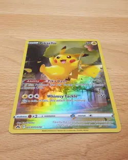 2023 Pokemon SWSH Crown Zenith Galarian Gallery Pikachu #GG30/GG70 NM - Image 3
