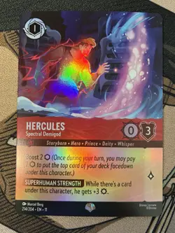 Disney Lorcana Hercules - Spectral Demigod 214/204 Winterspell Epic - Image 1