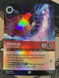 Disney Lorcana Hercules - Spectral Demigod 214/204 Winterspell Epic - Image 2