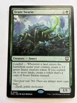 MTG Scute Swarm Commander: Modern Horizons 3 Regular NM creature insect - Image 1