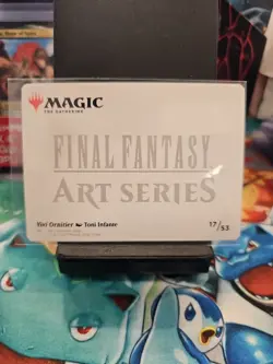 Vivi Ornitier Art Series Gold Stamped 17/53 - Final Fantasy MTG Art Card Signed - Image 1