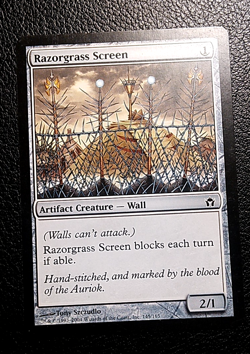 MTG Razorgrass Screen Fifth Dawn 145/165 Regular Common - Image 1
