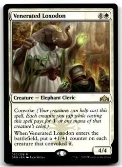 MTG Venerated Loxodon R Guilds of Ravnica 30 LP - Image 1