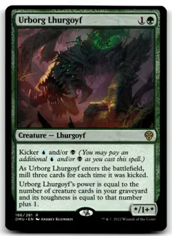 MTG Urborg Lhurgoyf R Dominaria United 186 LP - Image 1