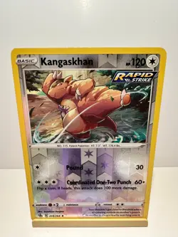 Kangaskhan 204/264 Rare Fusion Strike Pokemon Reverse Holo Near Mint - Image 1