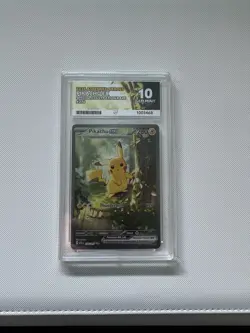 Pokemon TCG Pikachu EX Ascended Heroes SIR 276/217 Ace 10 Perfect 10 Subgrades - Image 1