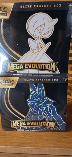 Pokemon TCG Mega Evolutions Gardevoir and Lucario Elite Trainer Box Sealed - Image 1