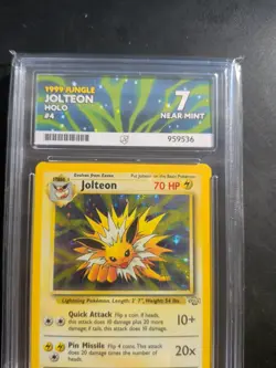 Pokemon TCG Jolteon Jungle 4/64 Holo Unlimited Holo Rare Ace 7 - Image 2