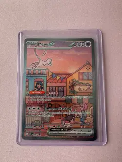 Mew EX 053 Scarlet Violet Promo Holo Pokemon TCG Mint Condition - Image 1