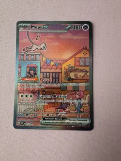 Mew EX 053 Scarlet Violet Promo Holo Pokemon TCG Mint Condition - Image 2