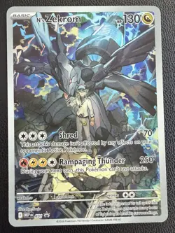 N's Zekrom 031 Pokemon Centre Stamped Promo Card Mega Evolutions TCG - Image 1