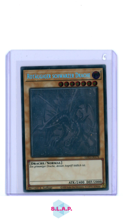 YUGIOH ROTAUGIGER SCHWARZER DRACHE GHOST RARE GFP2-DE176 NM 1. AUFLAGE - Image 1