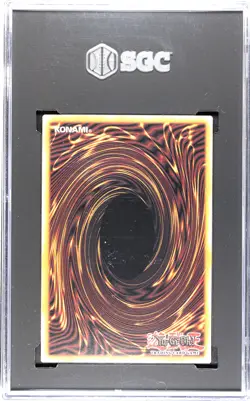 Rare! 2002 Yugioh Legend Of Blue Eyes White Dragon LOB-001 SGC Graded 9 - Image 2