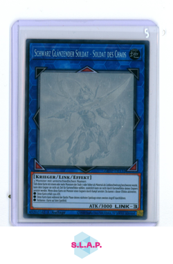 YUGIOH SCHWARZ GLANZENDER SOLDAT SOLDAT DES CHAOS GHOST RARE GFTP-DE132 NM 1ST - Image 1