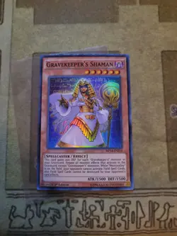 YUGIOH GRAVEKEEPER'S SHAMAN MP14-EN214 SUPER 1ST ED NM - Image 2