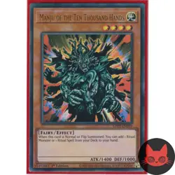 Yugioh Manju of the Ten Thousand Hands GFP2-EN099 Ultra Rare 1st Edition NM - Image 1