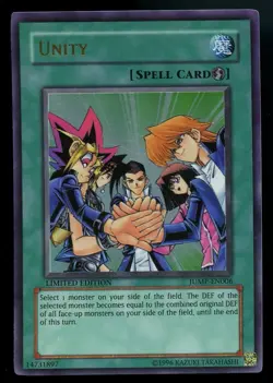 Unity Shonen Jump Promo JUMP-EN006 Limited Ultra Rare Holo YuGiOh YuGiOh! - Image 1