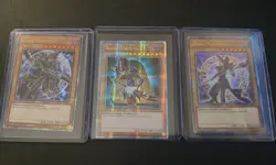 3x Dark Magician Quarter Century Secret Rare YUGIOH NM Playset - Image 1