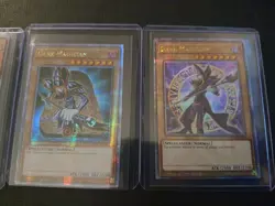 3x Dark Magician Quarter Century Secret Rare YUGIOH NM Playset - Image 4
