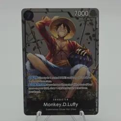 Bandai One Piece Monkey.D.Luffy P-075 Character 7 Cost 7000 Power Promo - Image 1