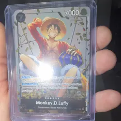 Bandai One Piece Monkey.D.Luffy Character P-075 Promo Foil 7000 Straw Hat Crew - Image 1