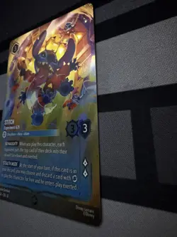 Disney Lorcana enchanted STITCH Experiment 626 Lorcana Reign of Jafar - Image 3