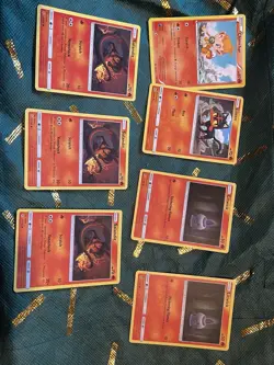 Fire Type Pokemon Cards Bundle - Image 1