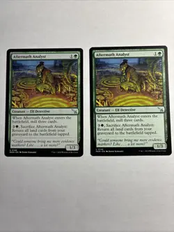 2X Aftermath Analyst - Murders at Karlov Manor X2 MTG Plus Bonus Card!!! - Image 1